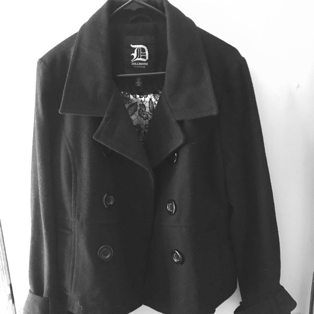 Wool coat by Dollhouse size large